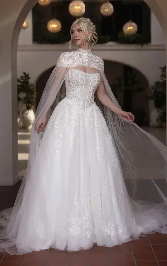 Essense of Australia Style #D4553 #0 default Ivory thumbnail