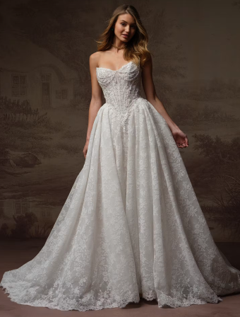 Maggie Sottero Style #RYLAND F6MK055A02 UNLINED SPARKLE TULLE #0 default Ivory thumbnail