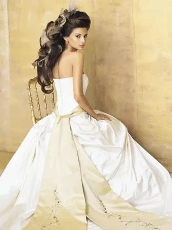 Lazaro Style #3214 #0 default Ivory thumbnail