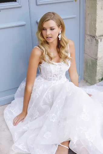 Justin Alexander Sincerity Style #44523 #7 Nude/Ivory/Latte thumbnail