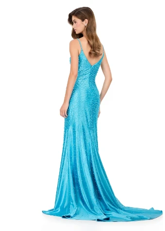 Ashley Lauren Style #12155 #1 Turquoise/Silver/Purple thumbnail