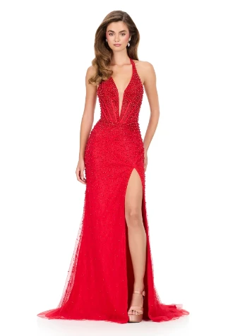 Ashley Lauren Style #12177 #1 Black/Red thumbnail