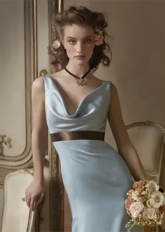 Alvina Valenta Style #9738 #0 default Ice Blue/Chocolate thumbnail