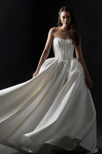Allure Couture Style #C774 #1 Ivory/Pearl thumbnail