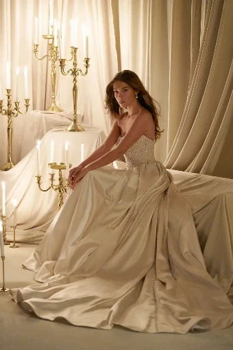 Allure Couture Style #C800 #1 Ivory/Silver thumbnail