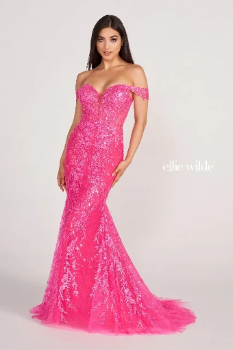Ellie Wilde Style #EW34007 #0 default Cerise thumbnail