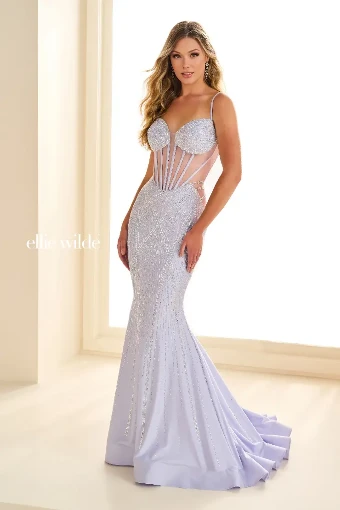 Ellie Wilde Style #EW36001 #5 Navy Blue thumbnail