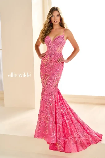 Ellie Wilde Style #EW36003 #8 Navy Dusk thumbnail