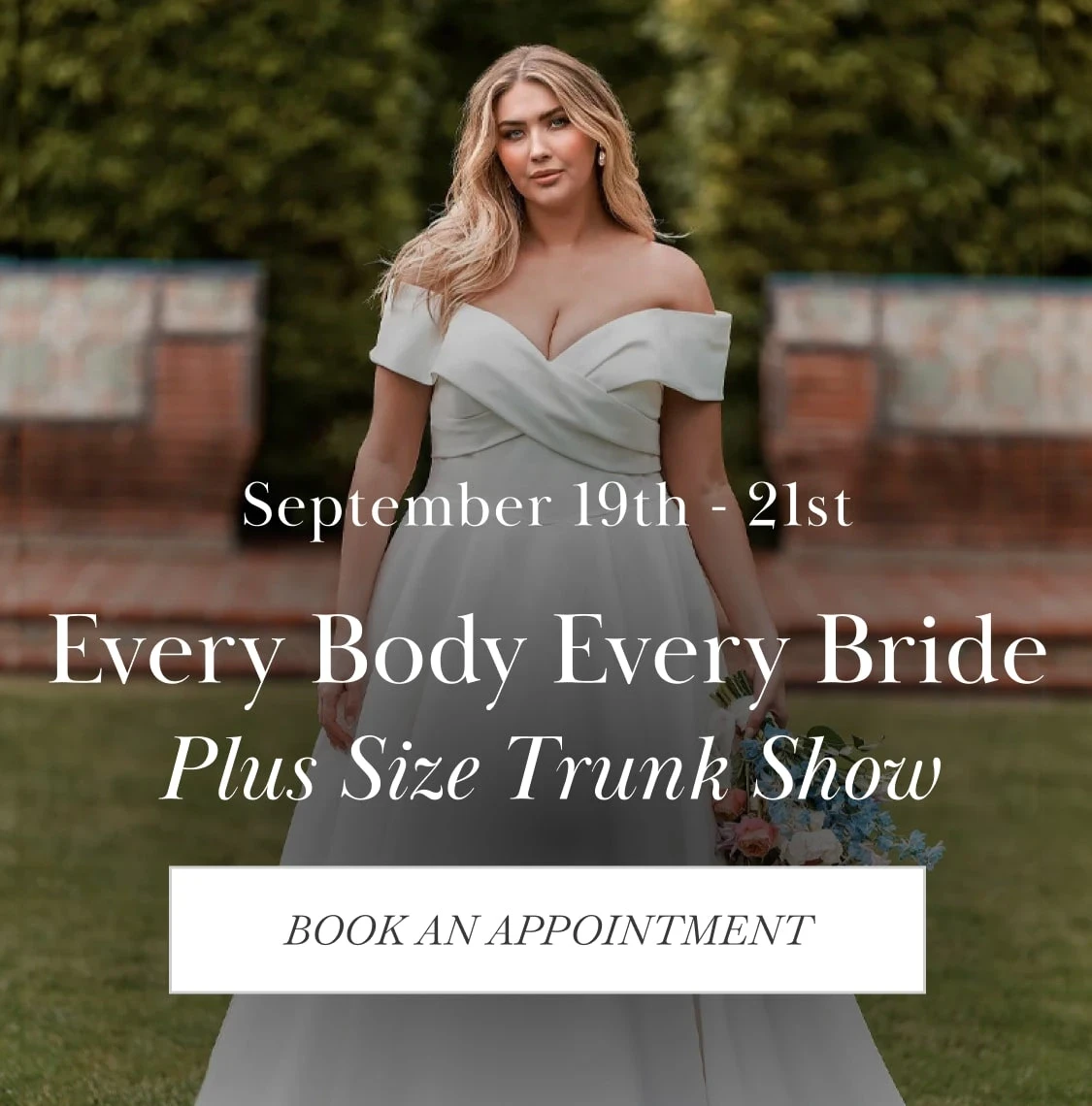 Every Body Every Bride Plus Size Trunk Show mobile banner