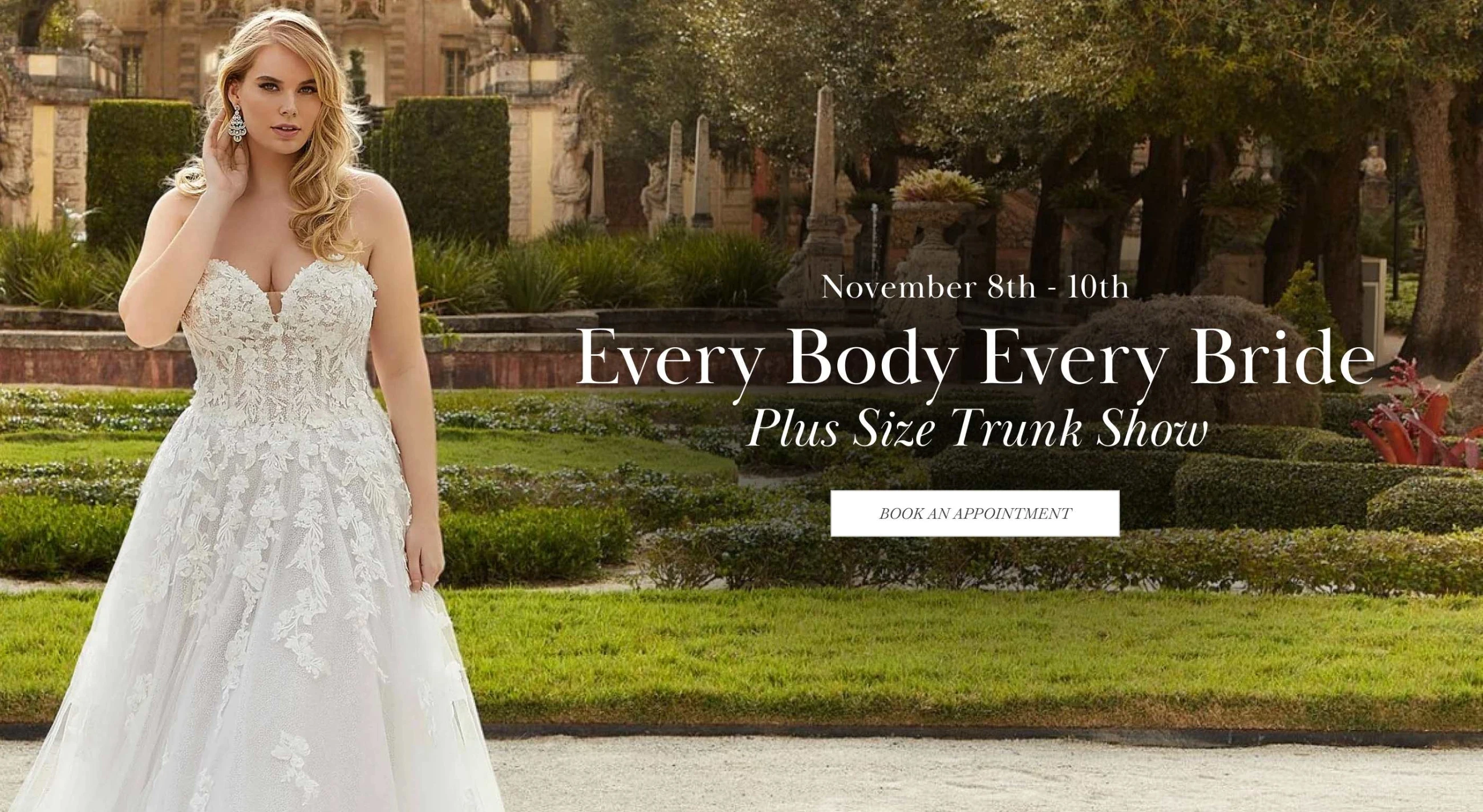 Every Body Every Bride Plus Size Trunk Show desktop banner