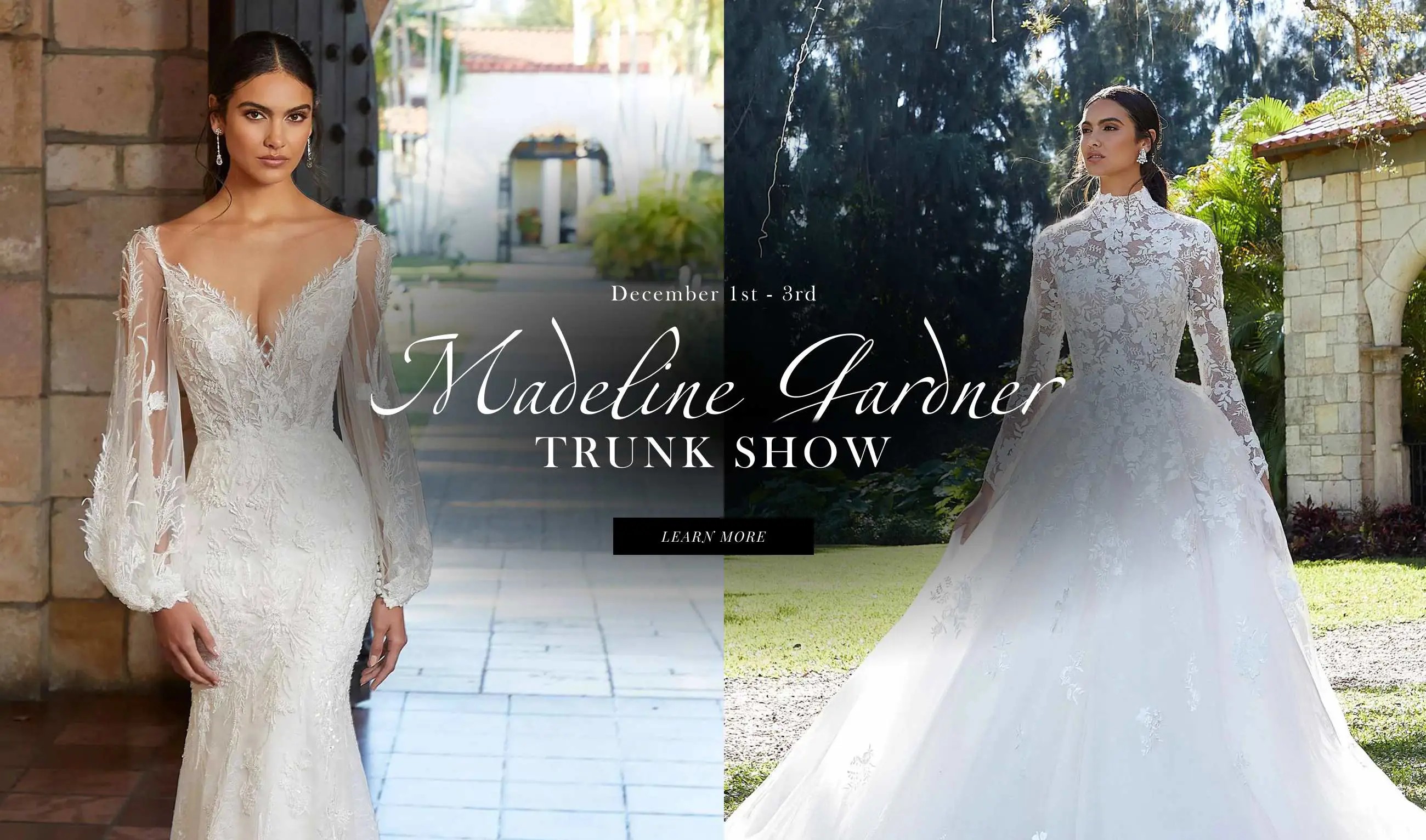 Madeline Gardner Trunk Show banner desktop
